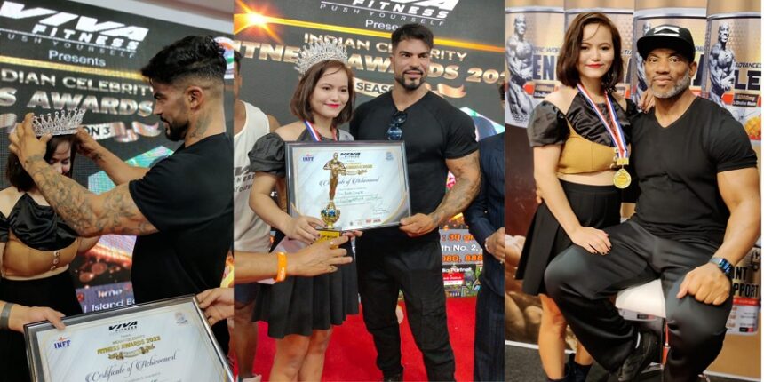 Miss-Elina-Sangtam-crowned C Elina Sangtam Crowned With The Title Of Miss Fit India International at IHFF Fitness Festival in New Delhi