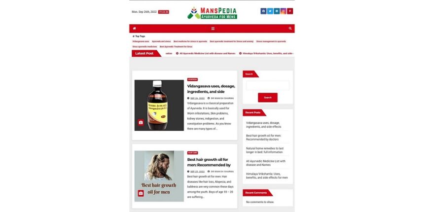 Mans-Pedia-ayurveda-1 Mans Pedia: Newly Launched Online Portal Is Dedicated To Men’s Health and Wellness