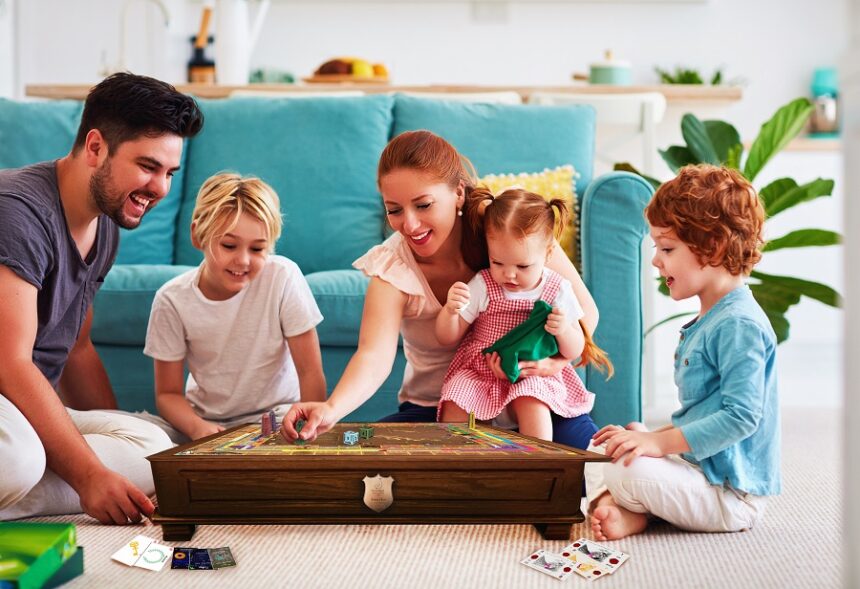 Cheerful,Family,Having,Fun,,Spending,Time,Together,By,Playing,Board Incredibly Artistic, Innovatively Educating, and Scientifically Informative Board Game – Shastranga – Untold Secrets