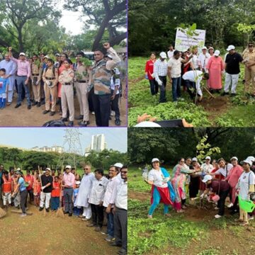 Special Campaign of tree plantation and cleaning drive Launched by Ravindra Waikar, MP Loksabha and Manisha Waikar for martyrs “Ek PER SHAHEED KE NAAM”