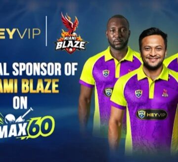 HEYVIP Strengthens Sports Presence as Miami Blaze Official Sponsor for MAX60 Caribbean 2025