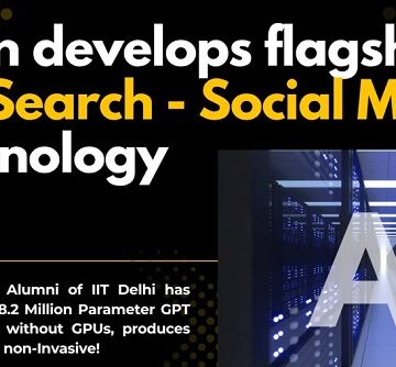 IITian develops flagship technology in the field of AI, search, and social networks of the future