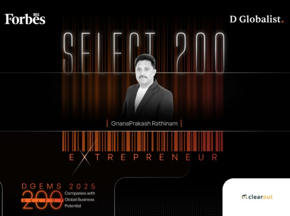 Clearout Recognized in Forbes India DGEMS Select 200 - 2025 Cohort Clearout Recognized in Forbes India DGEMS Select 200 – 2025 Cohort