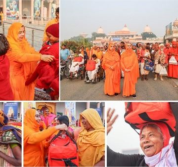 Jagadguru Kripalu Parishat Conducts Winter Relief Drive Across Braj and Pratapgarh Benefiting Over 45,000 Individuals