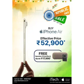 iTech Announces Republic Day Offers on iPhone and other Apple Products Across Eastern India