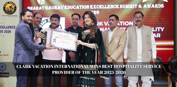 Clark Vacation International Wins Best Hospitality Service Provider of the Year 2025-2026 Clark Vacation International Wins Best Hospitality Service Provider of the Year 2025-2026