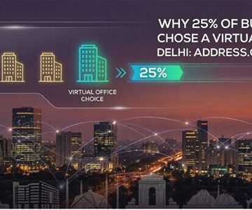 Address.co_ Why 25% of Businesses Chose a Virtual Office in Delhi: Address.co Reports