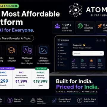 Meet Atomesus: The Indian AI Platform That Could Be the Most Affordable in the World — Starting at Just 299 a Month