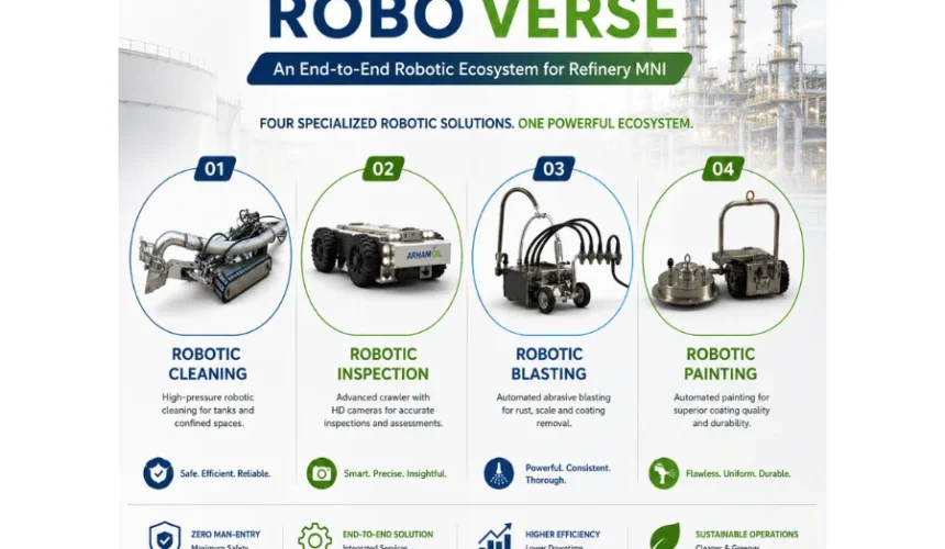Arham Oil Launches Robo Verse: An End-to-End Robotic Ecosystem for Refinery MNI