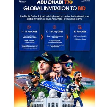 GLOBAL-TEAM- GLOBAL TEAM INVITATION-TO-BID OPENS ON 3 JULY AS ABU DHABI T10 FRANCHISE PROCUREMENT ENTERS LANDMARK PHASE