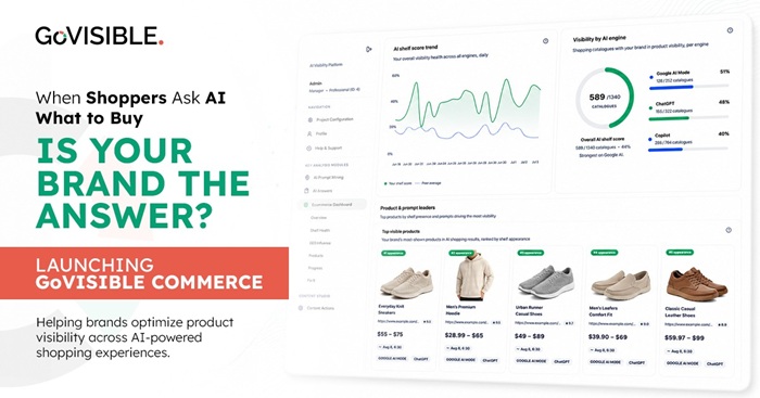 Launch of GoVISIBLE Commerce AI Visibility Launch of GoVISIBLE Commerce: AI Visibility Intelligence Platform for eCommerce Brands