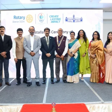 Rtn. R. Srikanth Installed as 67th President of Rotary Club of Madras South for RY 2026–27