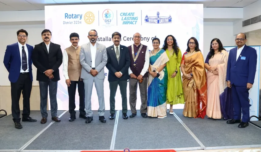 Rtn. R. Srikanth Installed as 67th President of Rotary Club of Madras South for RY 2026–27
