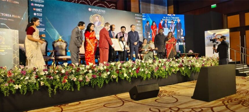 Victoria Isaac Honoured as Child Prodigy of the Year at the Dr. K.C.G. Verghese Excellence Awards 2026 Youngest Musician: Victoria Isaac Honoured as Child Prodigy of the Year at the Dr. K.C.G. Verghese Excellence Awards 2026