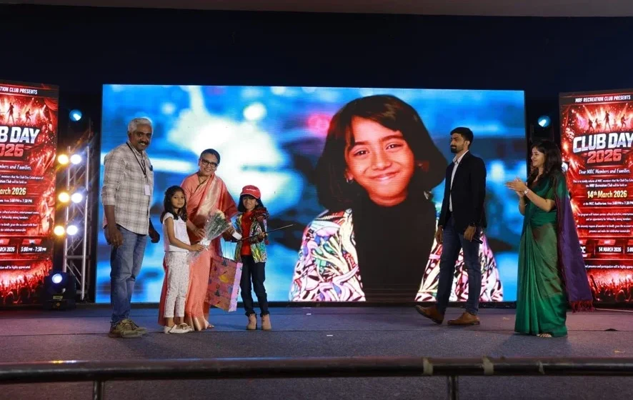 Victoria-Isaac-is-honoured-on-stage-at-Club-Day-2026-hosted-by-the-MRF-Recreation-Club-at-the-MCC-Auditorium-Chetpet-Chennai The Chief Guest Was Nine: Victoria Isaac Takes the Stage at MRF Club Day in Chennai