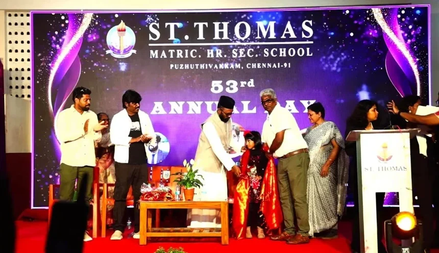 The Future of Music Is Nine Years Old: Victoria Isaac Honoured at St. Thomas Matric Hr. Sec. School’s 53rd Annual Day