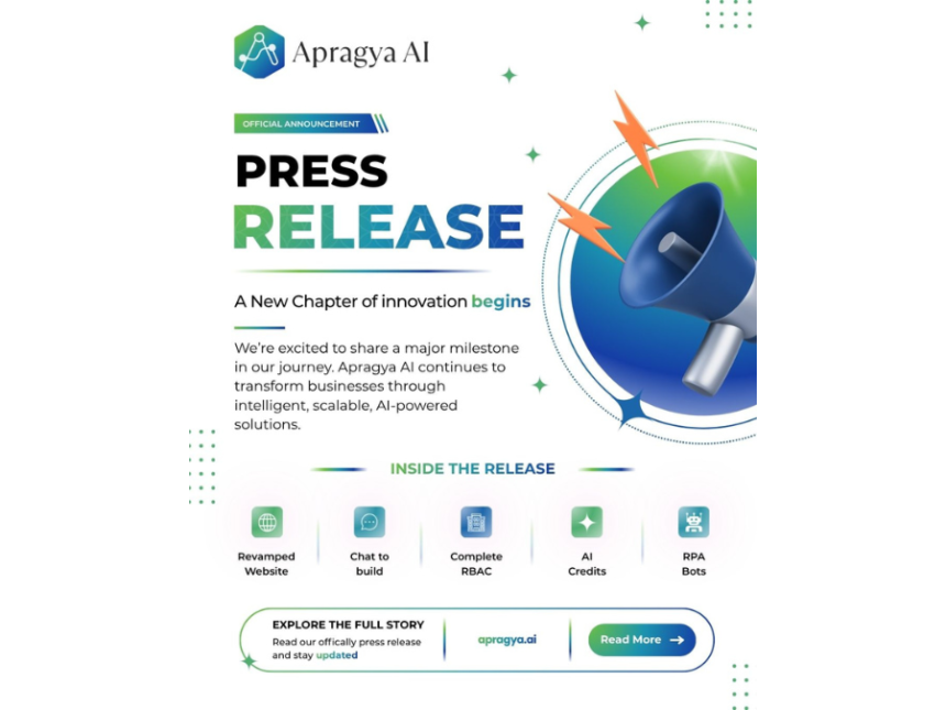 apragya-ai Fronseye Ships Major Apragya AI Release: Chat-to-Build, AI-Native ERP, and Multi-Agent Orchestration on One Platform