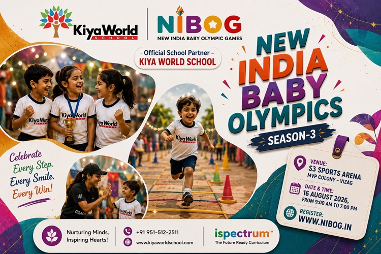 NIBOG Kiya World School Partners with NIBOG Vizag 2026 to Celebrate Movement, Play and Early Childhood Development