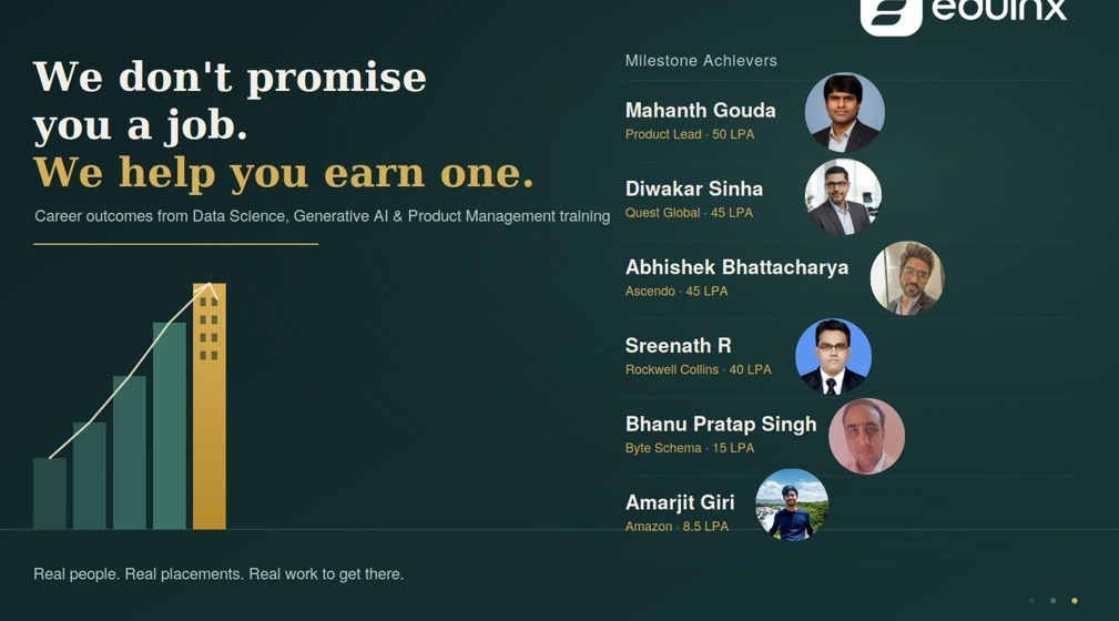 eduinx We Don’t Promise You a Job. We Help You Earn One.