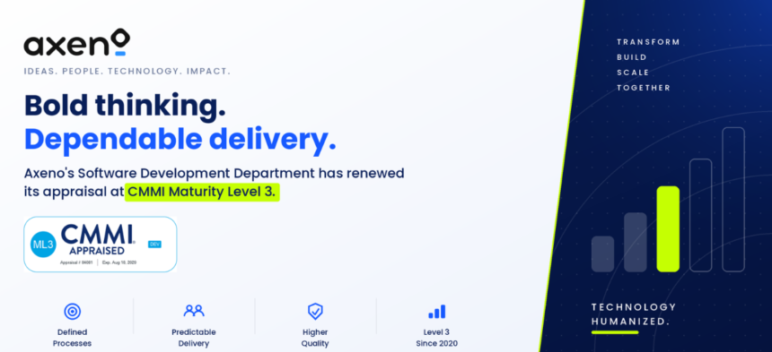 Axeno-Consulting-Private-Limited-1210x553 Axeno Consulting’s Software Development Department Renews Its CMMI Maturity Level 3 Appraisal