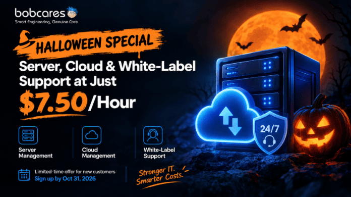 Bobcares-696x390 Bobcares Announces Halloween Special: Server, Cloud, and White-Label Support at Just $7.50/Hour