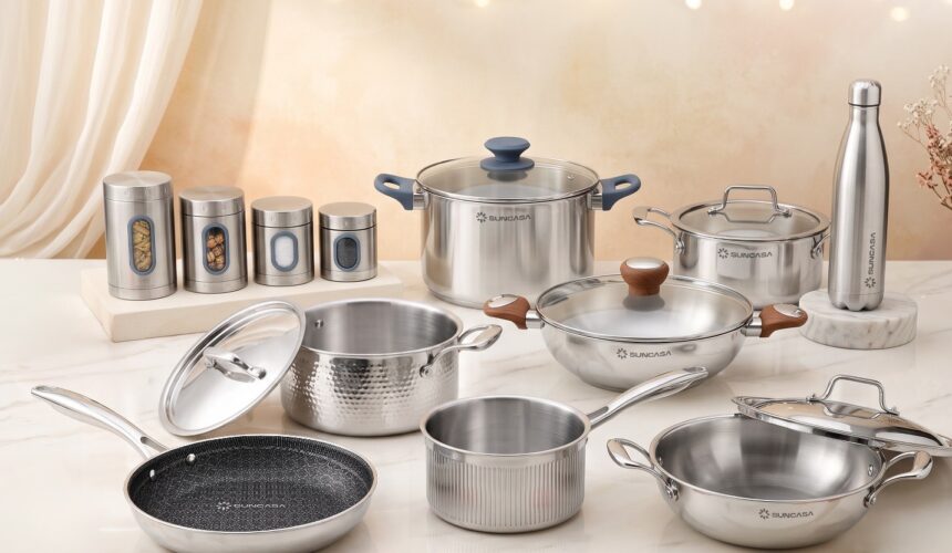 SUNCASA Brings Premium 304 Grade Stainless Steel Cookware to Indian Kitchens This Diwali