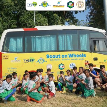 Scout-on-Wheels APFA and IKF Collaborate for Another Season of Scout on Wheels Andhra Pradesh, Expanding the Programme to 20+ Locations