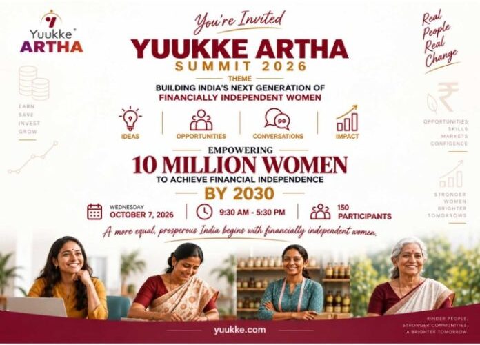 Yuukke Artha Summit 2026 to bring together 150 women entrepreneurs in Chennai on 7 October